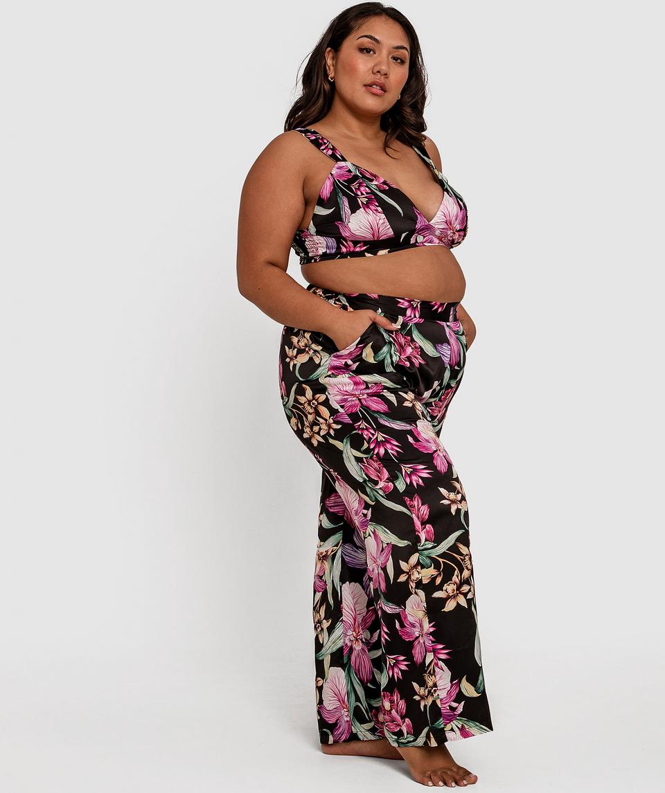 Orchid Bloom Print Pant - Print Floral