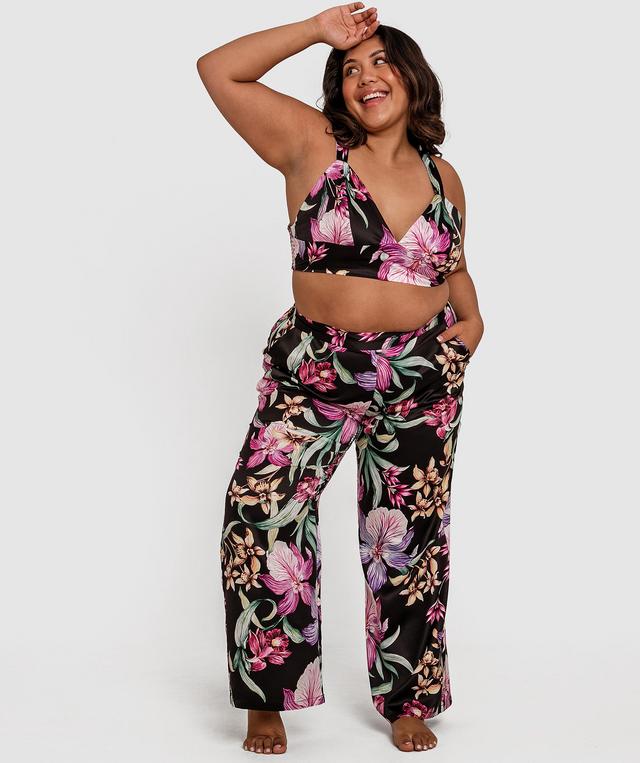 Orchid Bloom Print Pant - Print Floral