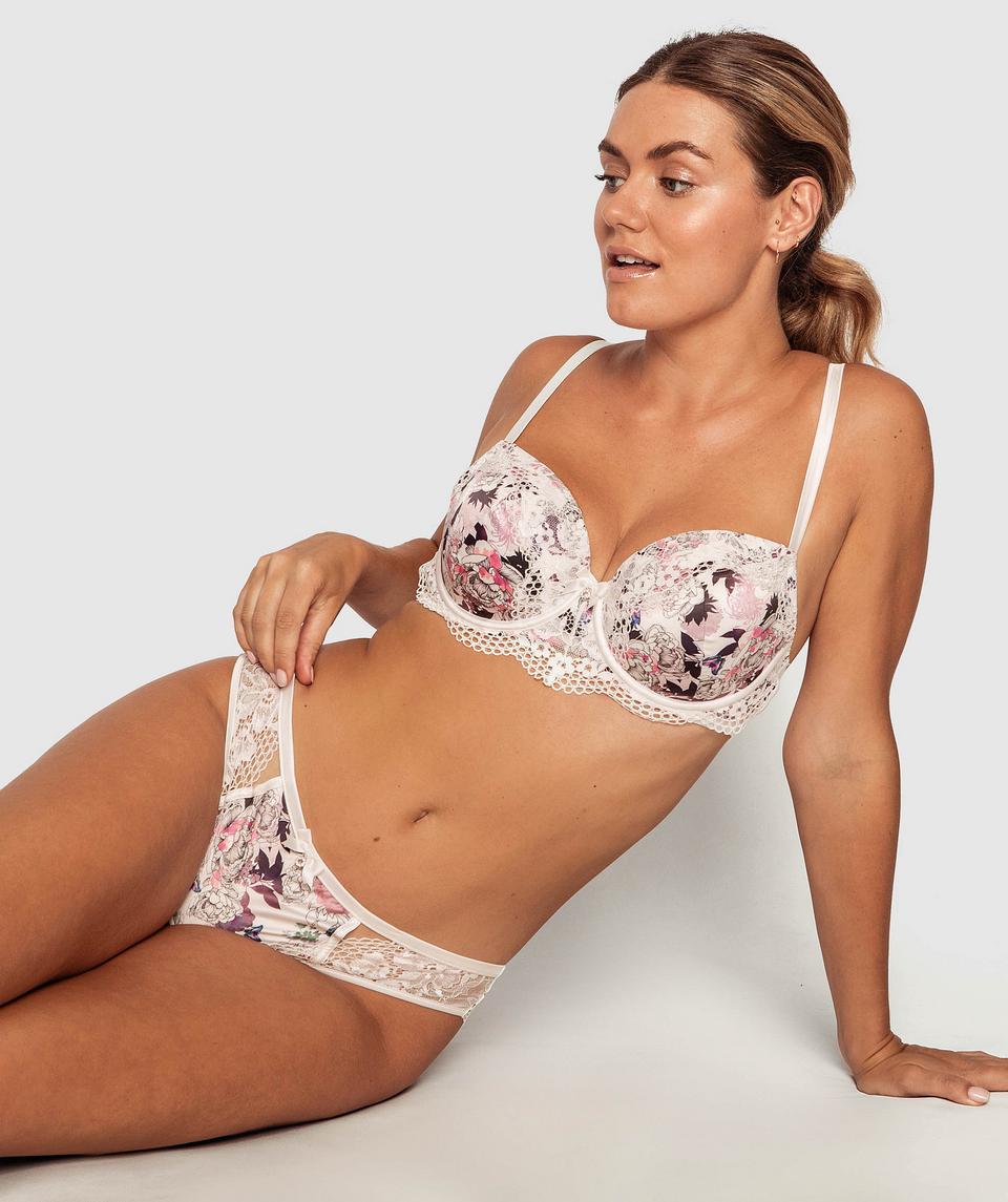 Painted Lady Brazilian Knicker - Floral Print