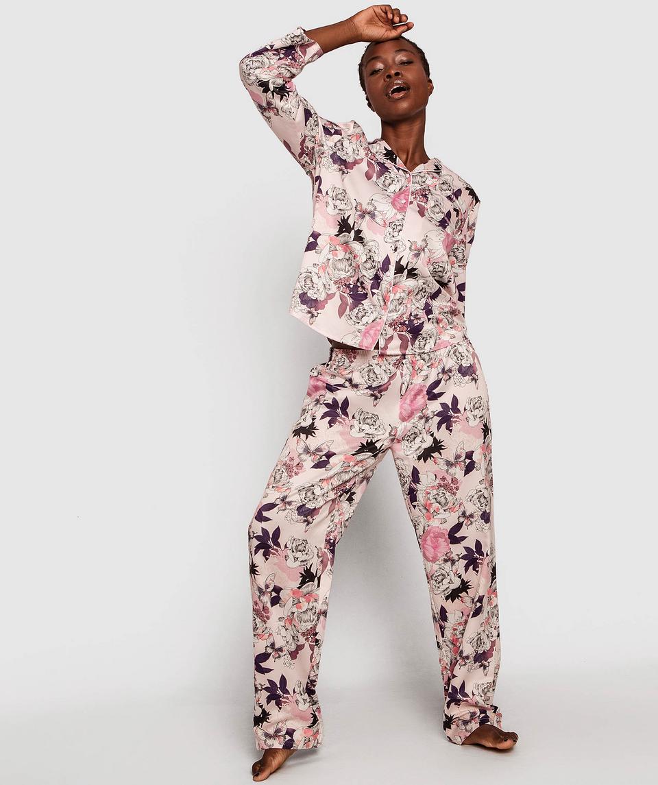 Painted Lady Long Pj Set- Print