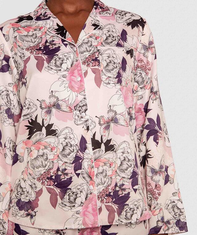 Painted Lady Long Pj Set- Print