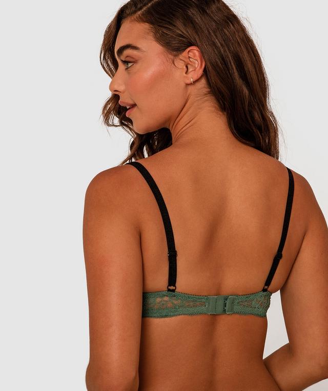 Paloma Push Up Bra - Dark Green