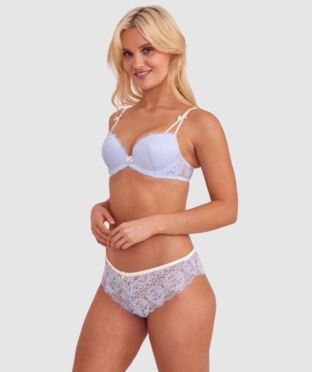 Paloma Push Up Bra - Sky Blue