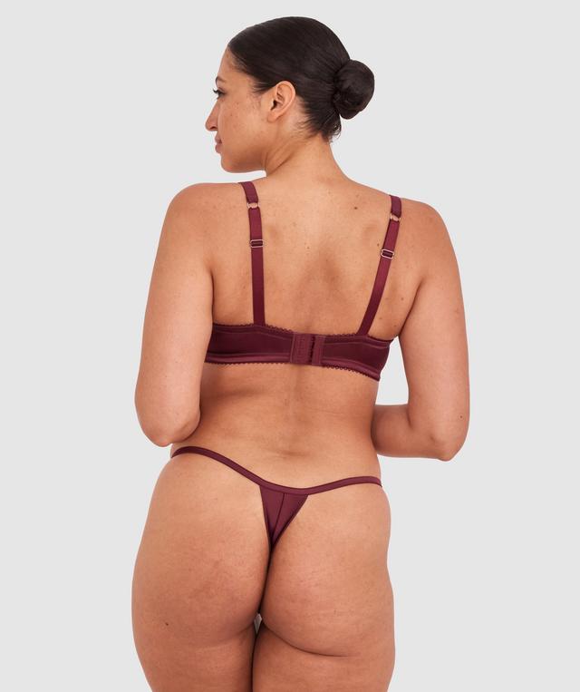 Paris G String - Dark Rust/Magenta