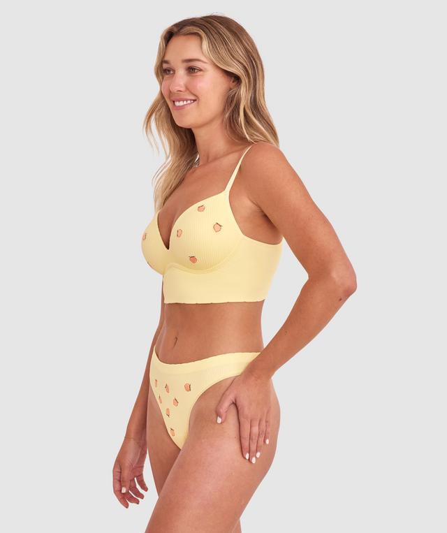 Peaches Push Up Wirefree - Light Yellow