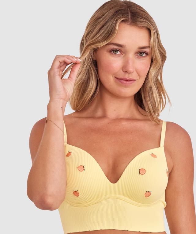 Peaches Push Up Wirefree - Light Yellow