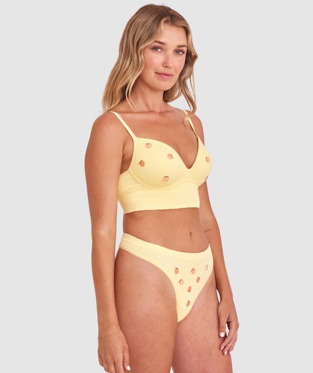 Peaches Push Up Wirefree - Light Yellow