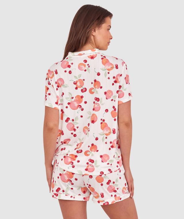 Peachy Cheeks Short Sleeve Top - Print