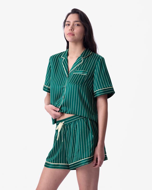 Peppermint Stripe Short - Print Stripe
