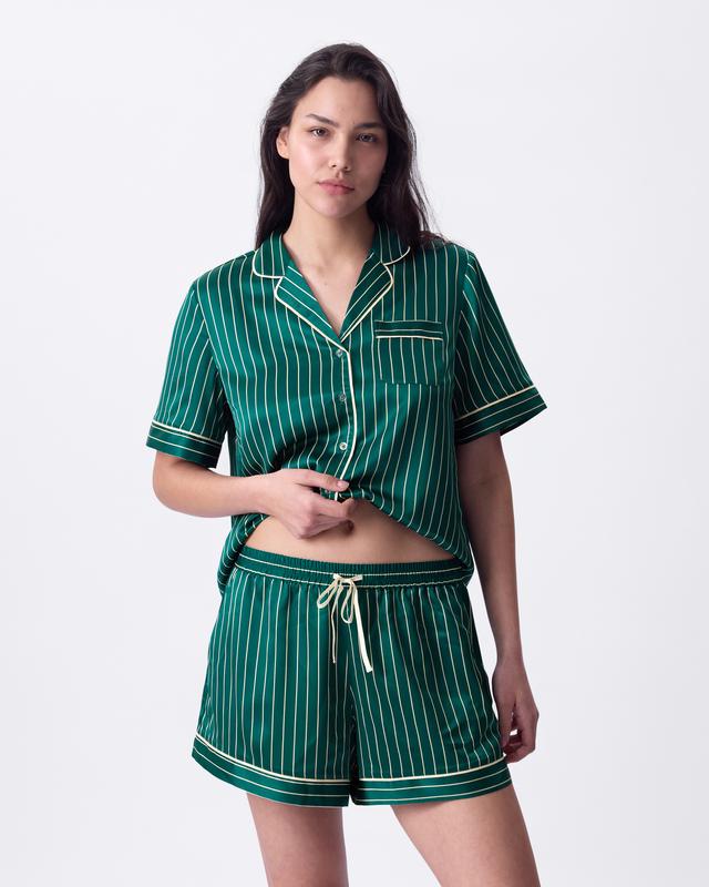 Peppermint Stripe Short - Print Stripe