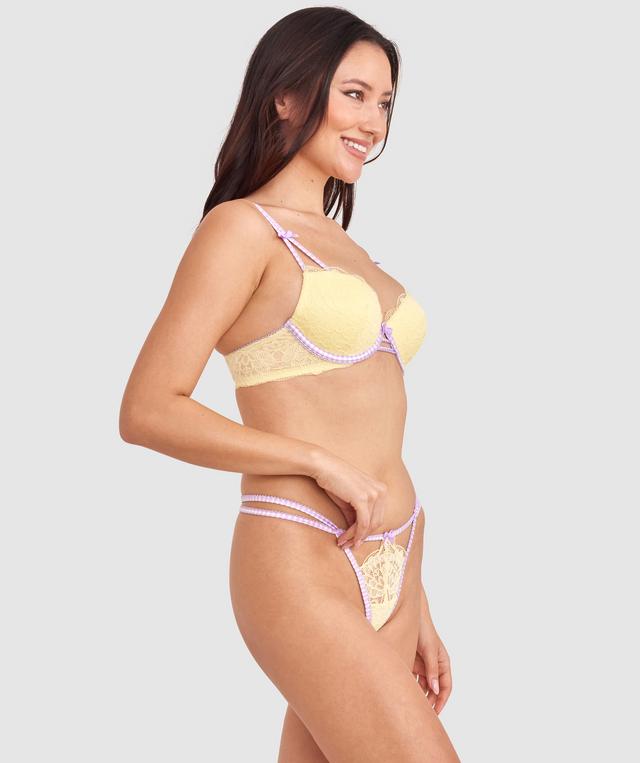 Phoebe Push Up Bra - Light Yellow