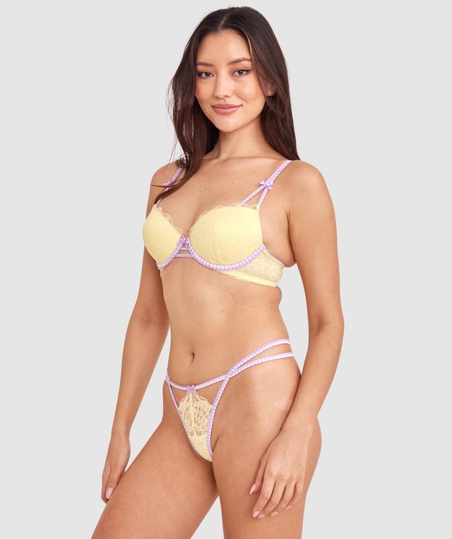 Phoebe Push Up Bra - Light Yellow
