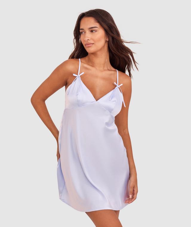 Pippa Short Slip - Light Blue