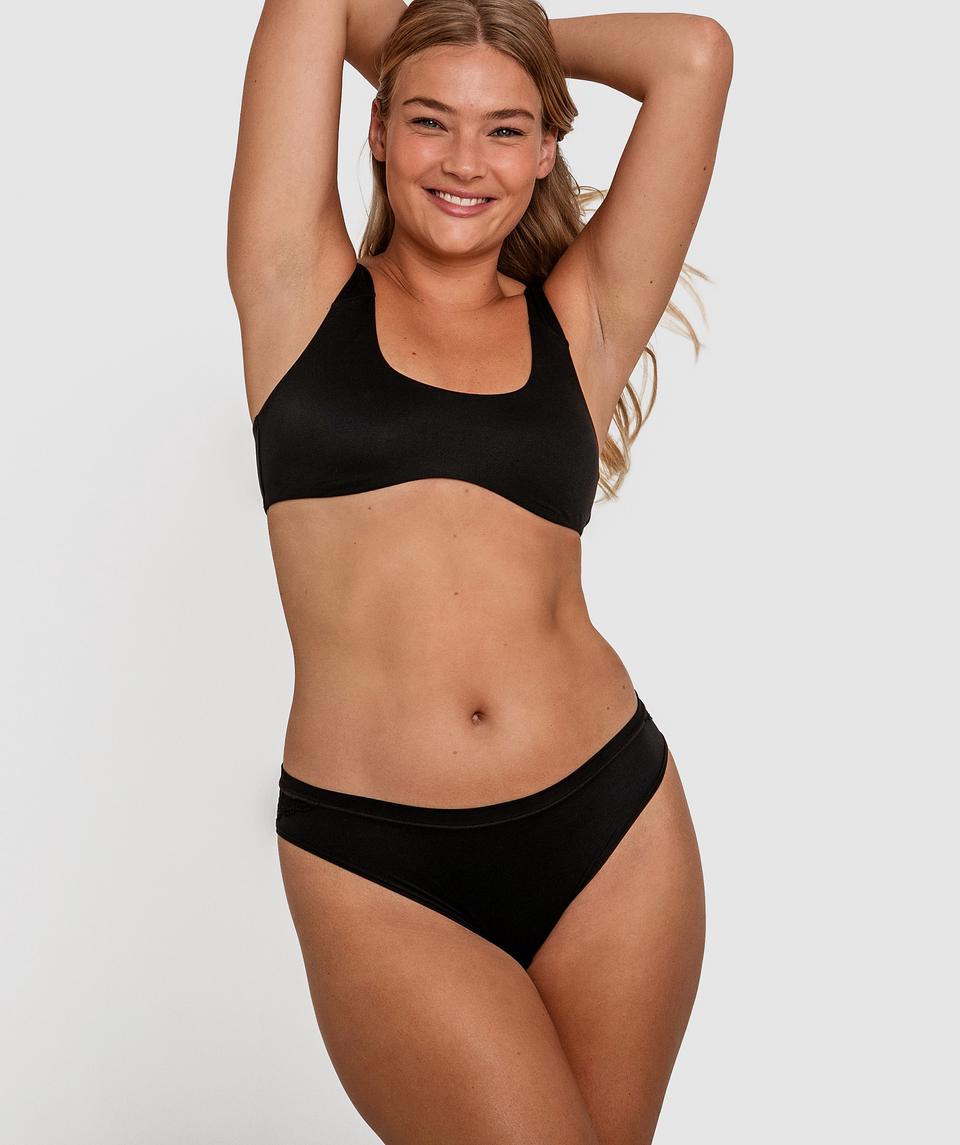Planet Bliss Crop Top - Black