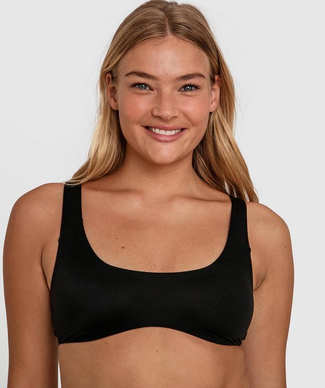 Planet Bliss Crop Top - Black