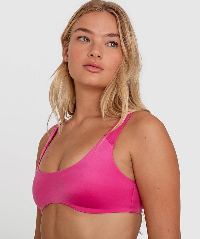 Planet Bliss Crop Top - Fuchsia Pink