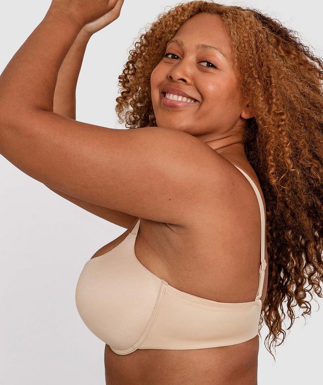 Planet Bliss Double Push Up Bra - Nude