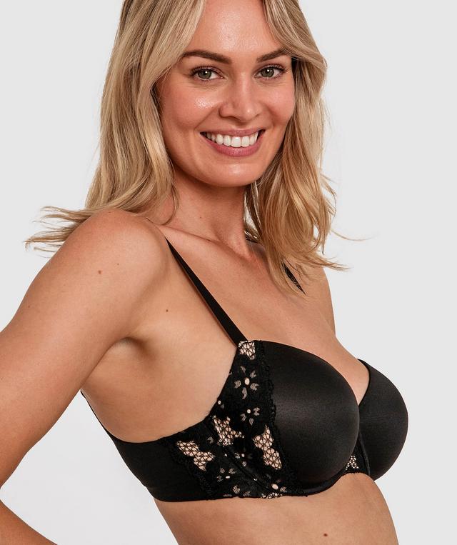 Planet Bliss Lace Contour Bra - Black