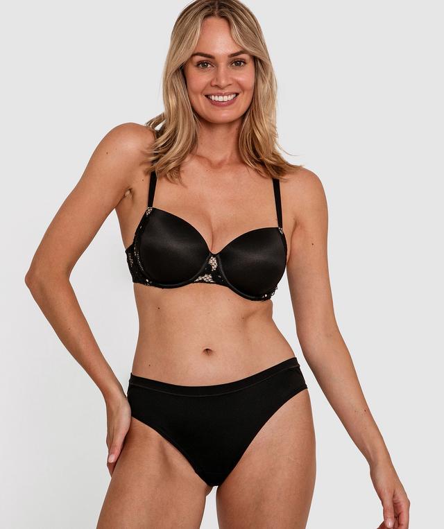 Planet Bliss Lace Contour Bra - Black