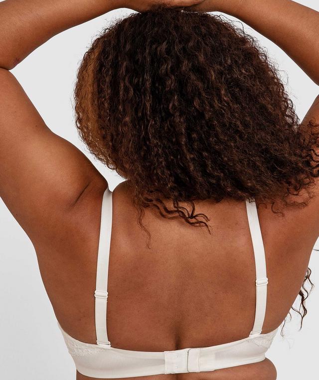 Planet Bliss Lace Double Push Up Bra - Ivory