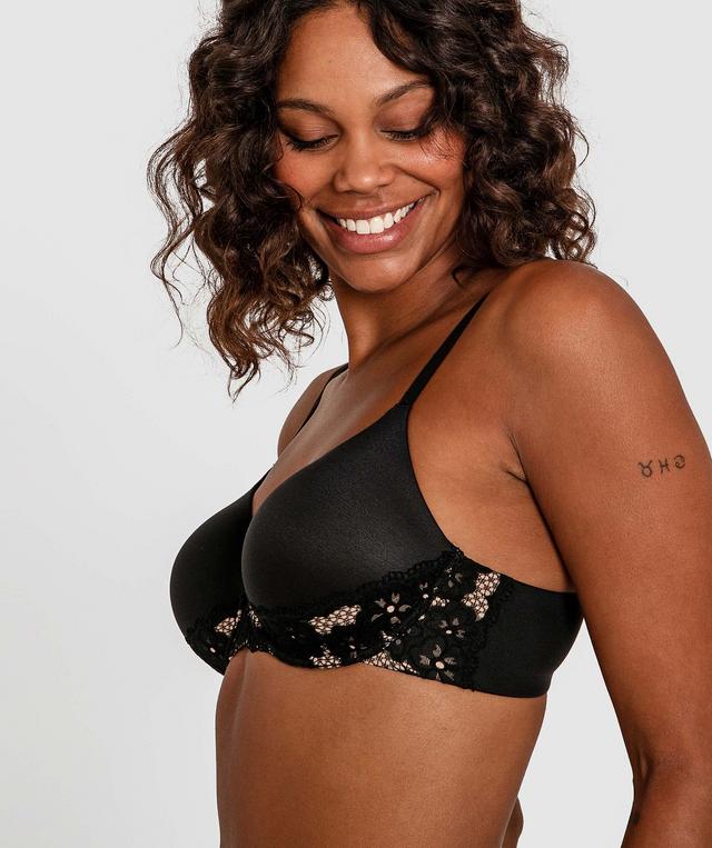 Planet Bliss Lace Full Cup Bra - Black