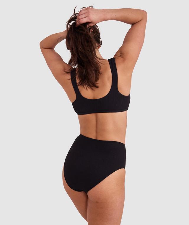 Planet Bliss Swim New Wave High Pant - Black
