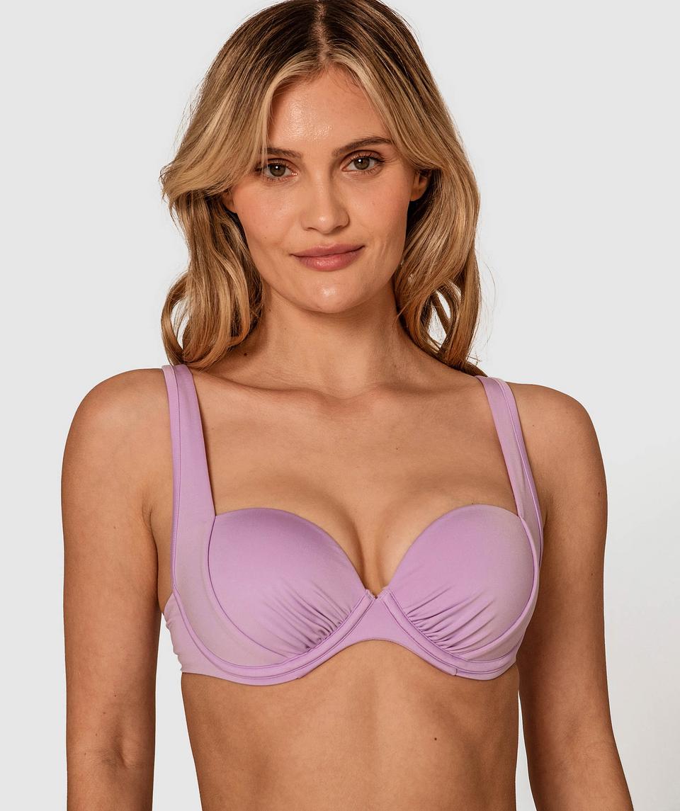 Planet Bliss Swim Push Up Top - Lilac