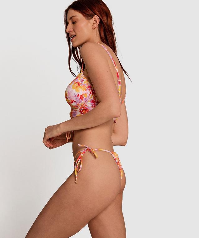 Planet Bliss Swim Vibrant Vacation Tie Side Pants - Floral Print