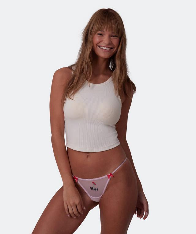 Poppy String - Light Pink