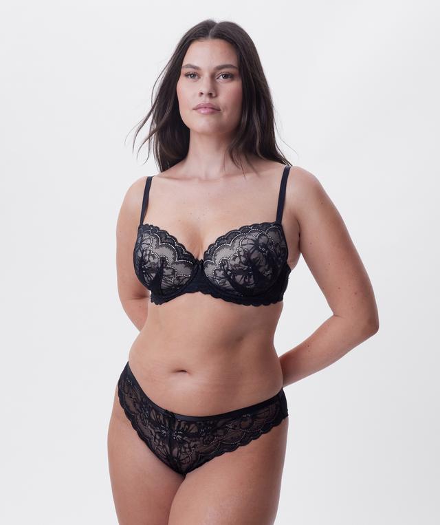 Posie Brazilian Knicker - Black