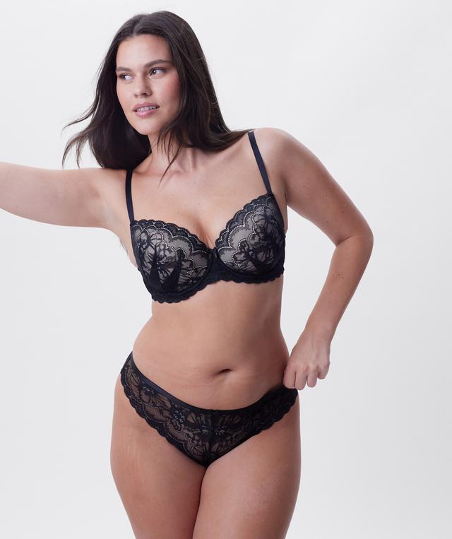 Posie Brazilian Knicker - Black