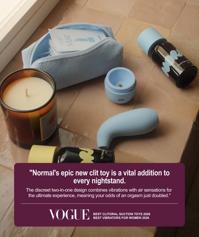 Normal Mae Two-In-One Clit Toy - Blue