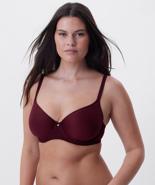 Pure Body Full Cup Bra - Berry