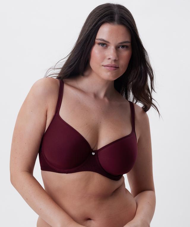 Pure Body Full Cup Bra - Berry