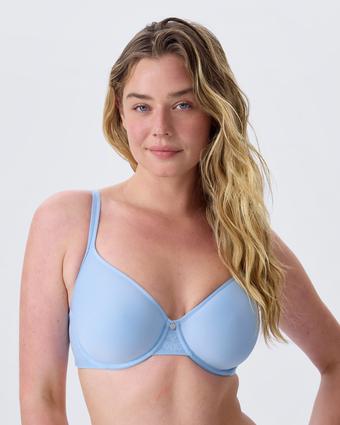 Pure Body Full Cup Bra - Light Blue