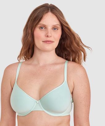 Pure Body Full Cup Bra-Light Green (Light Green)