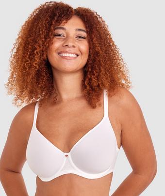 Pure Body Full Cup Bra - White (WHITE)