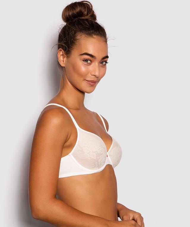 Pure Body Lace Contour Bra - Ivory