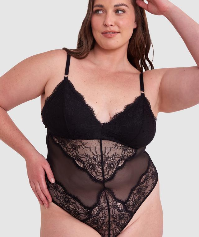 Revolve Lingerie Bodysuit - Black