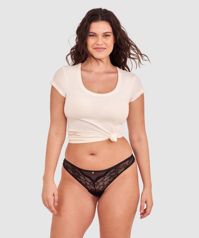 Rina G String - Black