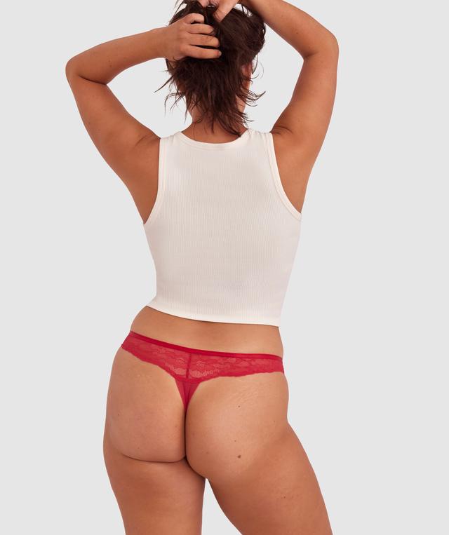 Rina V String - Red