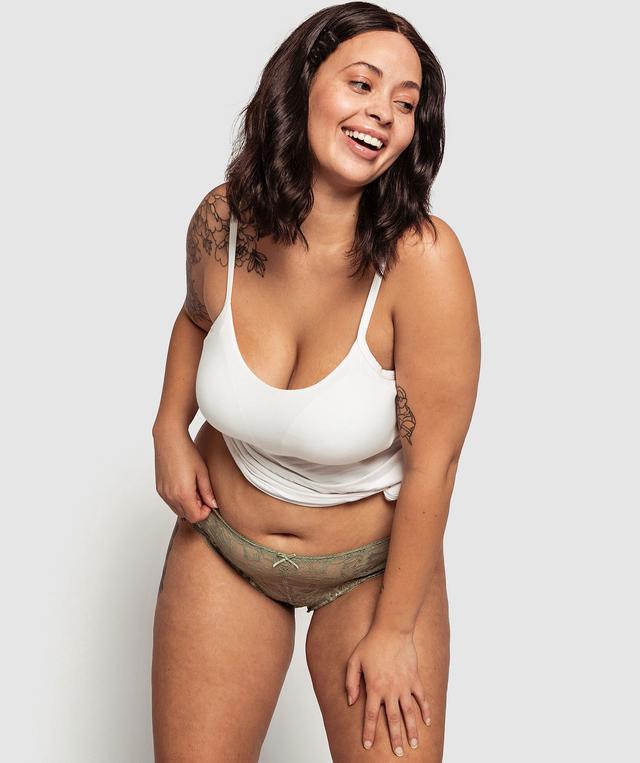 Romance Brazilian Knicker - Green