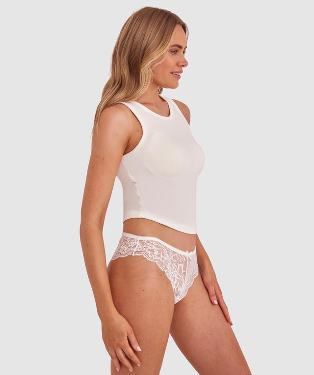 Romance Brazilian Knicker - Ivory