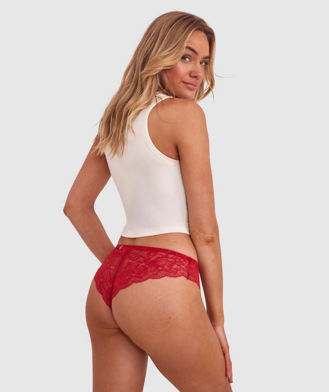 Romance Brazilian Knicker - Red