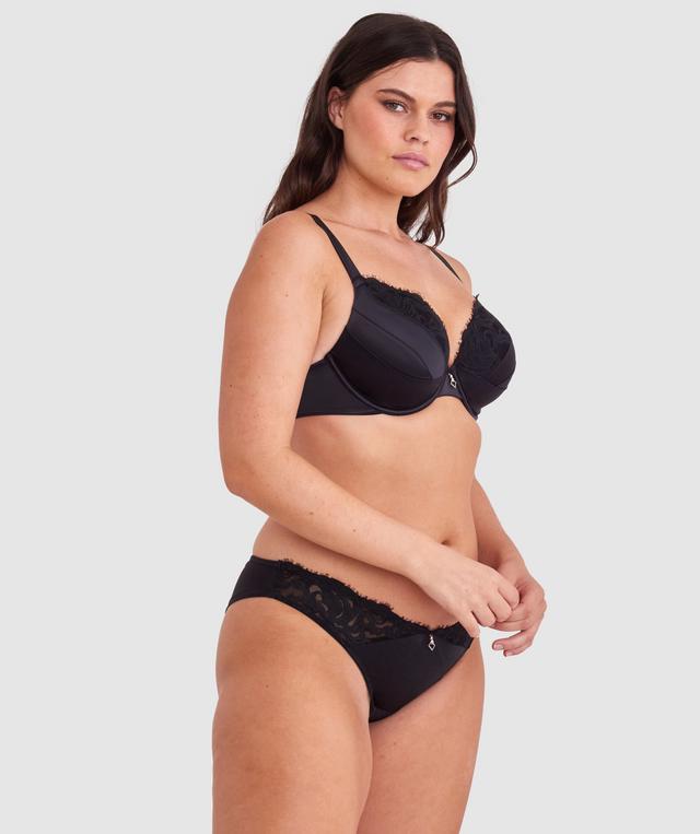 Rosaria Lightly Lined Full Cup Bra - Black