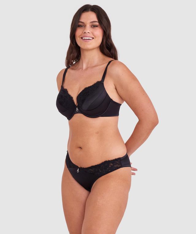 Rosaria Lightly Lined Full Cup Bra - Black