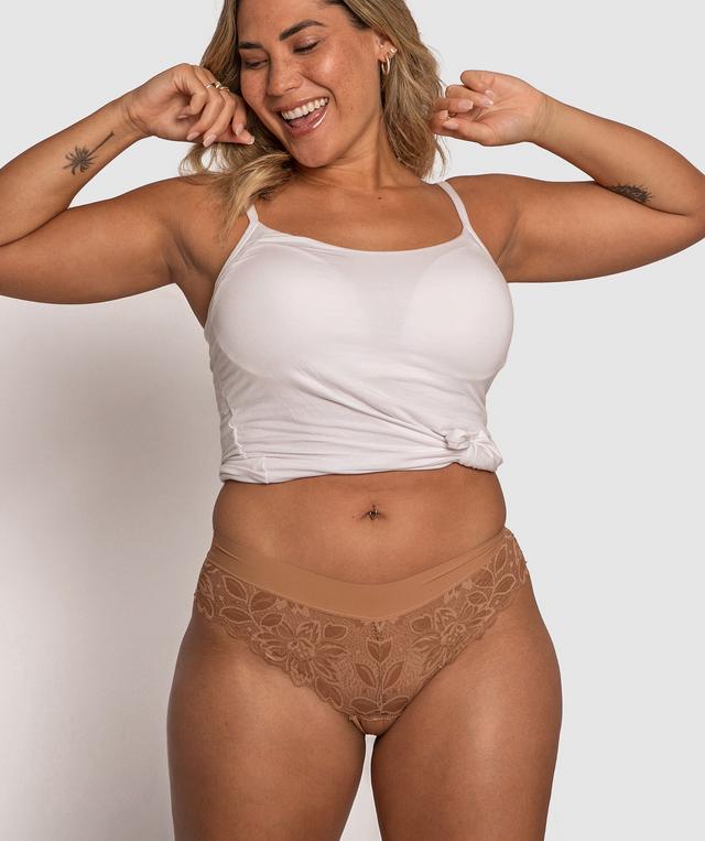 Rosewood Brazilian Knicker - Nude 4