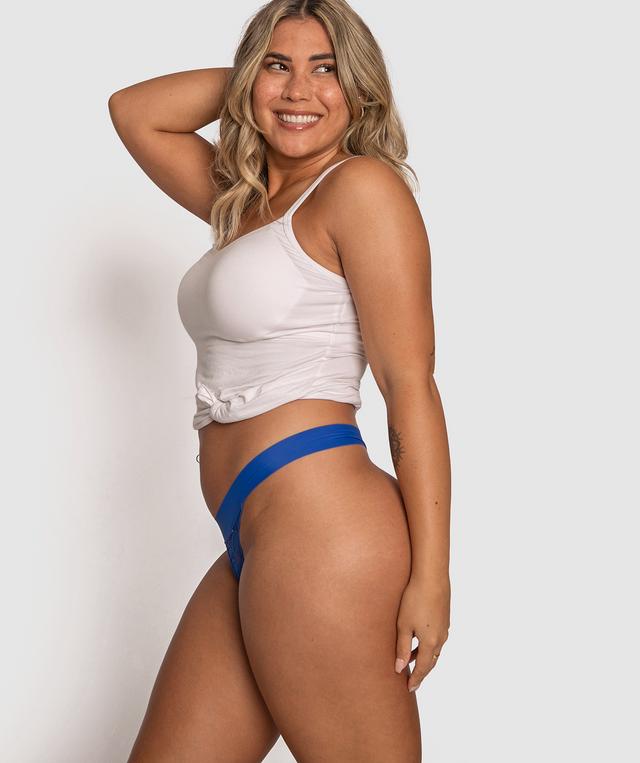 Rosewood V String Knicker - Cobalt Blue