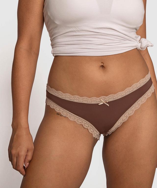 Rosy Bikini Knicker - Nude 6