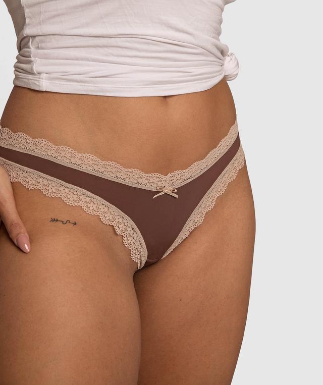 Rosy High Cut Brief - Nude 6